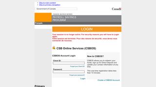 
                            1. Login - mybonds.gc.ca