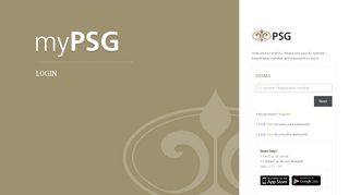 
                            8. Login | myPSG mobi