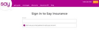 
                            1. Login | MySay | Say Insurance