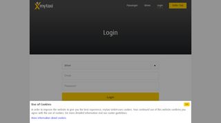 
                            1. Login - mytaxi - The Taxi App