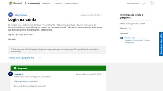 
                            5. Login na conta - Microsoft Community