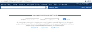 
                            3. Login - National Archives and Records Administration