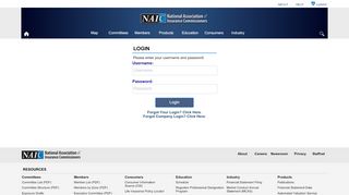 
                            3. Login - National Association of Insurance Commissioners