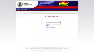 
                            7. Login - National Communication Authority - …