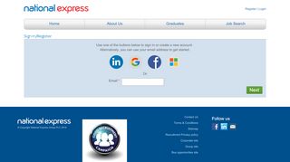 
                            7. Login - National Express Careers