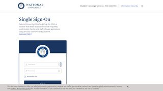 
                            3. Login - National University