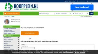 
                            3. Login - Nederland - Koopplein.nl