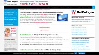 
                            11. Login NetCologne Kundenbereich (Kundenlogin für ...