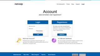 
                            8. Login - netvoip - Internettelefonie mit Zukunft dank Voice-Over-IP