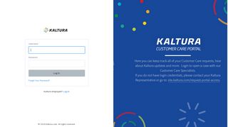 
                            9. Login | New Kaltura Customer Care Portal