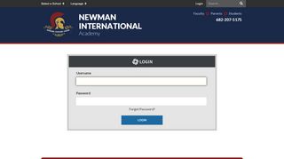 
                            4. Login - Newman International Academy