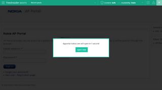 
                            5. Login - Nokia AP Portal - Deets Feedreader