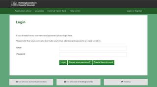 
                            4. Login - Nottinghamshire County Council