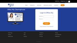 
                            7. Login - Office Ally