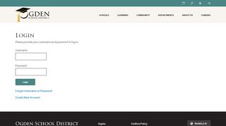 
                            9. Login - Ogden City School District