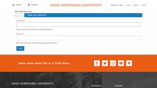 
                            1. Login - Ohio Northern University