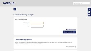 
                            7. Login Online-Banking - banking.nordlb.de