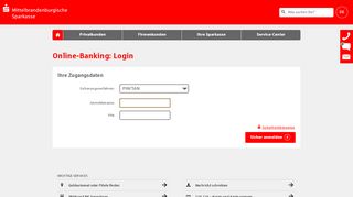 
                            7. Login Online-Banking - mbs.de