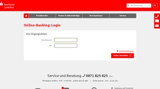 
                            6. Login Online-Banking - Sparkasse Landshut