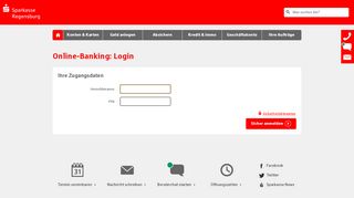 
                            7. Login Online-Banking - Sparkasse Regensburg