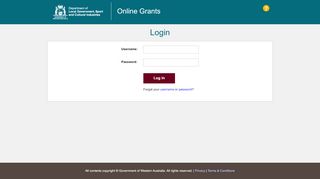 
                            6. Login - Online Grants