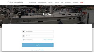
                            3. Login – Online Yachtschule
