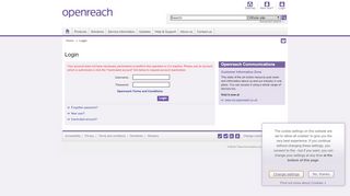 
                            1. Login - Openreach