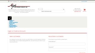 
                            7. Login or Create an Account - Aegis Electronic Group