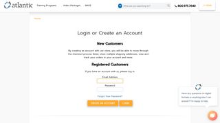 
                            2. Login or Create an Account - Atlantic Training