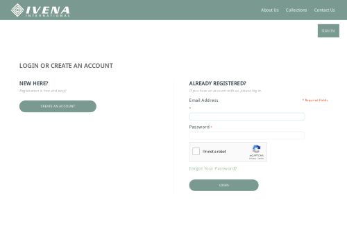 
                            2. Login or Create an Account - Ivena International