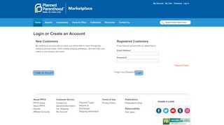 
                            2. Login or Create an Account - Planned Parenthood Market …