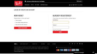 
                            6. Login or Create an Account - Ray-Ban® India Online …