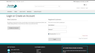 
                            2. Login or Create an Account - Scrubs on Wheels, Nursing ...