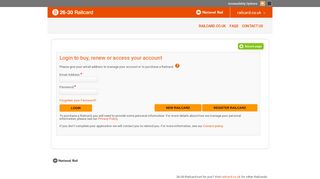 
                            7. Login Or Register | 26-30 Railcard by National Rail