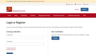 
                            1. Login or Register | CIBC