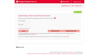 
                            4. Login Or Register | Family & Friends Railcard by National Rail