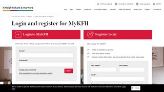 
                            6. Login or Register for property alerts - KFH