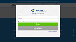 
                            5. Login or Register - Lotteries.Com