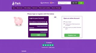 
                            6. Login or Register - Park Christmas Savings