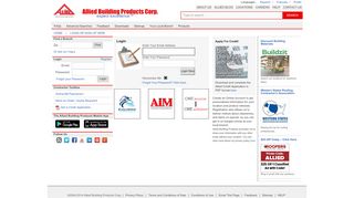 
                            7. Login Or Sign Up Here - Allied Building Products