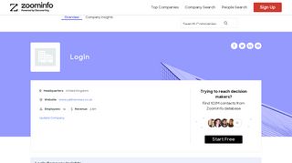 
                            3. Login - Overview, News & Competitors | ZoomInfo.com