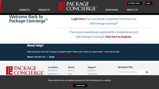 
                            8. Login | Package Concierge