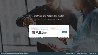 
                            4. Login Page - ABI Document Support Services