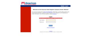 
                            4. Login Page - American Hotel