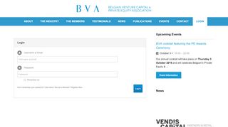 
                            8. Login Page — Belgian Venture Capital & Private ... - bva.be