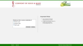 
                            8. Login Page - Convent of Jesus and Mary, Delhi