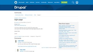 
                            5. login page | Drupal.org