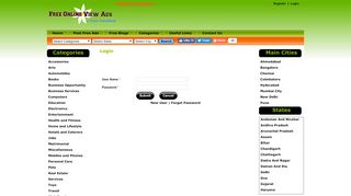 
                            3. Login Page, Free Ads, Free Online View Ads, Free ... - Classifieds Ads