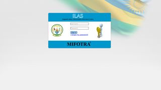 
                            3. Login Page - ilas.mifotra.gov.rw