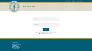 
                            1. Login page - Kentucky Bar Association